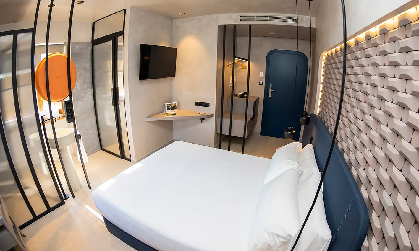 Dormitorio Hotel Faro Lariño