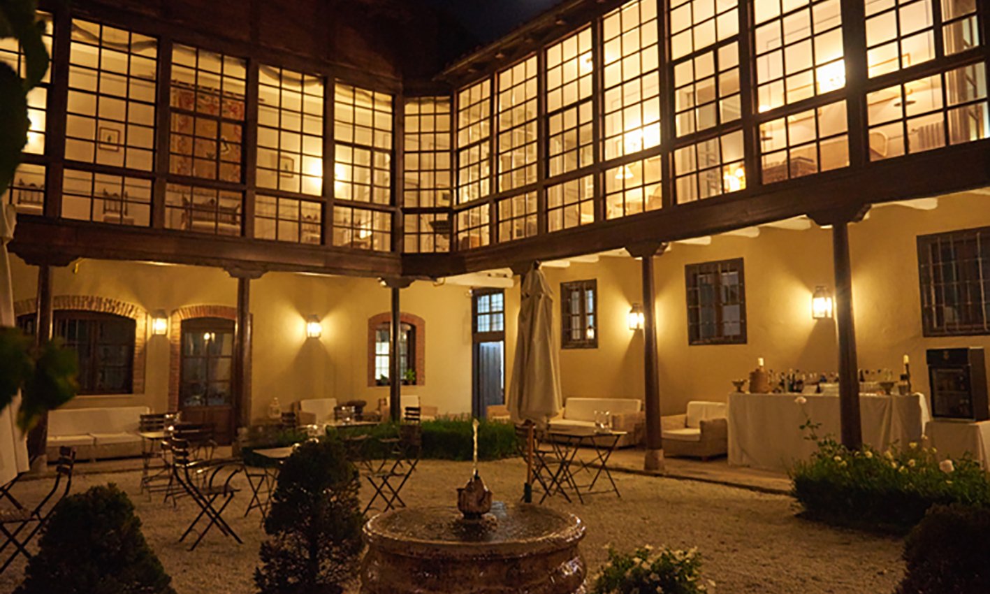 Terraza interior Casa de Tepa