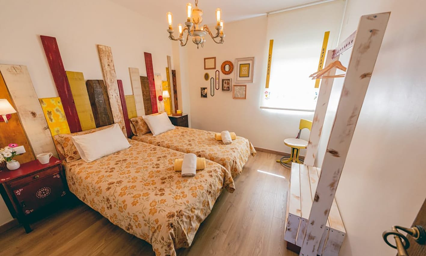 Casa rural con perro
